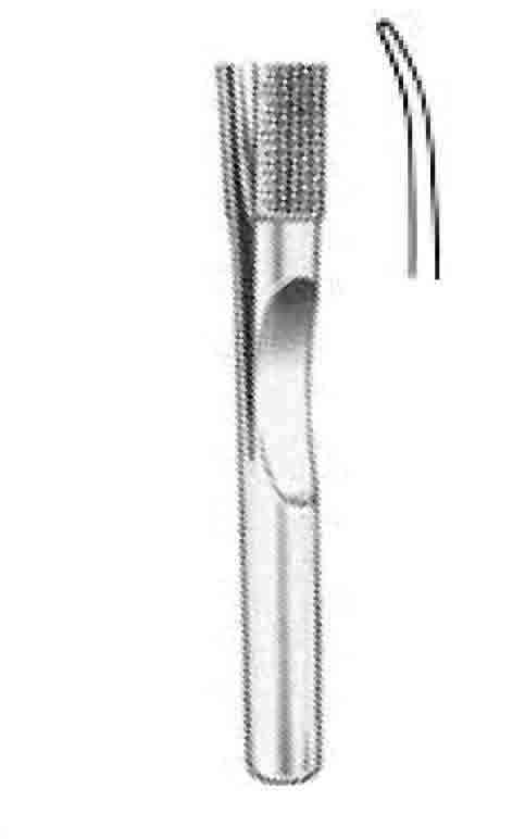 TYİNG  MİKRO FORSEPS TIRTIL SAPLI EĞRİ 0,4MM 21 CM